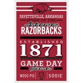 Wincraft Arkansas Razorbacks Sign 11x17 Wood Wordage Design 3208549897